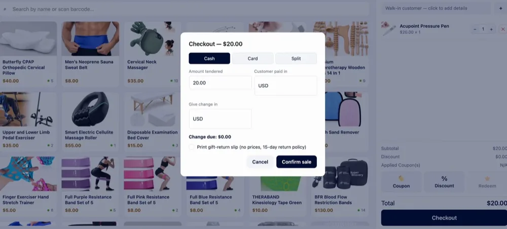 RSCB POS — Custom software & POS